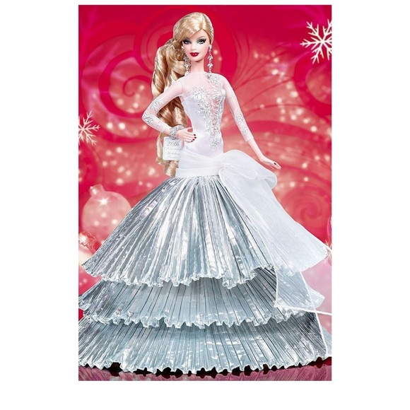 2008 Holiday Barbie 20th Anniversary Edition NIB Mint Condition - Picture 8 of 10